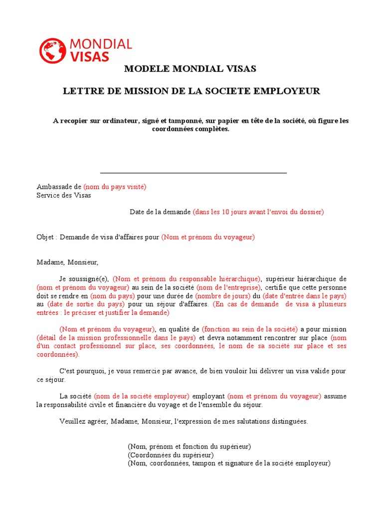 Exemple Lettre de Mision 1 Converti | PDF
