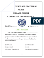 Kamani Science and Prataprai Arats Collage Amreli - : Chemistry Department