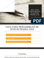 Tata Cara Pengambilan PK Hukum Pidana 2022