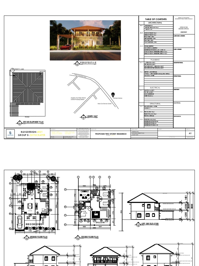 Compilation of ARCHITECTURAL STRUCTURAL PLUMBING ELECTRICAL PLAN Edolmo ...