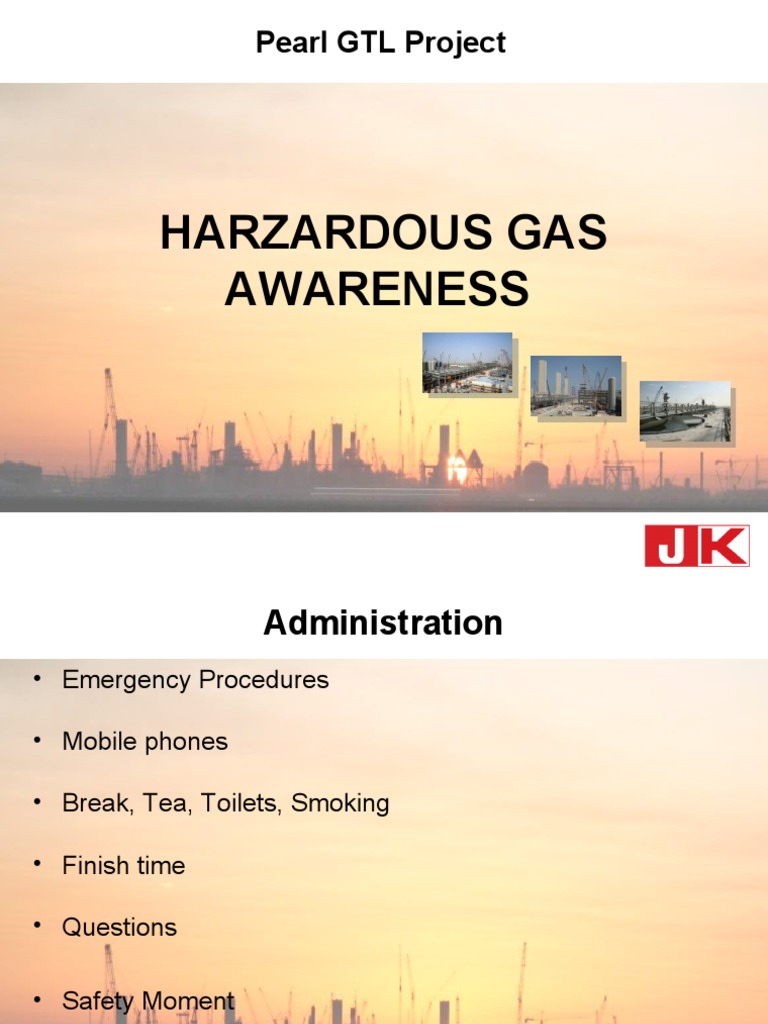 Hazardous Gas Safety Training Guide | PDF | Oxygen | Combustion