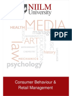 Consumer Behaviour & Retail Management