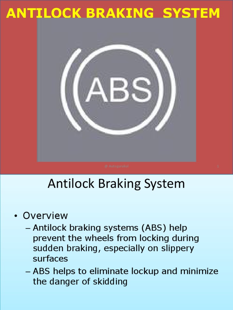 Understanding How Antilock Braking Systems Work to Improve Vehicle