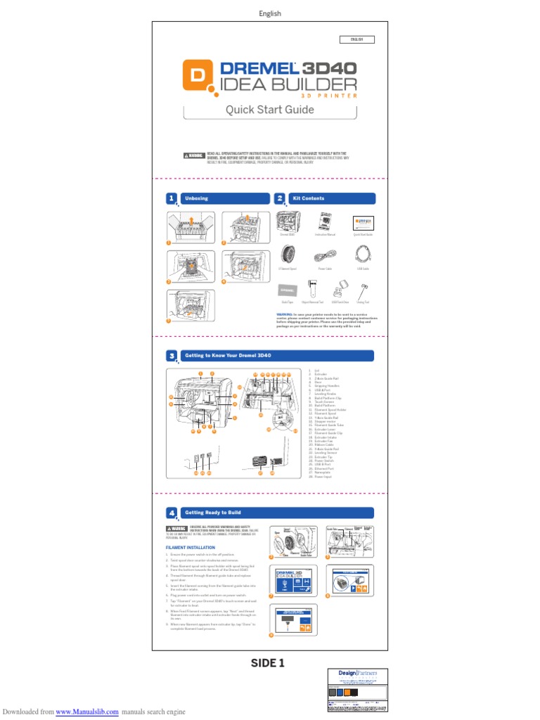 Quick Start Guide: Side 1 | PDF | Manufactured Goods