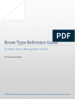 Room Type Reference Guide: Archibus Space Management System