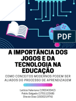 Jogos e Tecnologia Na Educação - Infográfico