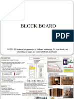 Block Board Building Material