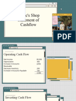 Zrynes Shop Statement of Cashflow