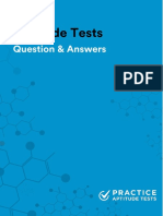 Practice aptitude tests & questions