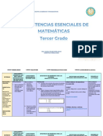 Tercer Grado COMPETENCIAS ESENCIALES DE MATEMÃ - TICAS