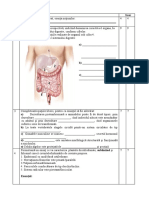 Test Biologia Umanist