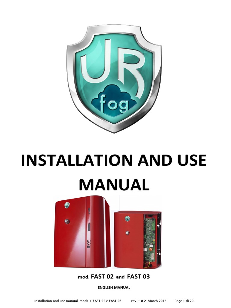 UR Fog FAST 02 & 03 Installation Guide | PDF | Power Supply | Light ...
