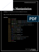 Exercise 1 - Array Manipulation