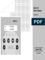 Rse-P Ii Short Manual: W X +12.0 Bar +12.0 Bar