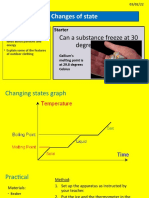 Changes of State: Can A Substance Freeze at 30 Degrees Celsius?