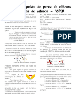 Modelo VSEPR explica geometrias moleculares