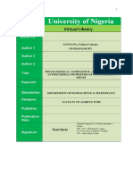 Phytochemical Composition, Antioxidant and Antimicrobial Properties of Four Nigerian Spices