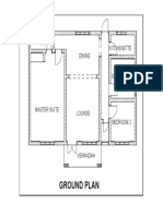Ground Plan: Dining Kitchenette WC