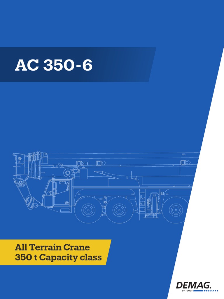 Manual Comercial Terex Demag AC 350 | PDF