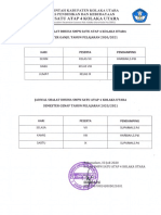 JADWAL KEAGAMAAN