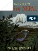 A Guide To The Birds of Nepal. C. and T. Inskipp. 1991. 420 P.