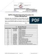 Standard Operating Procedure for Project Management Template-44184