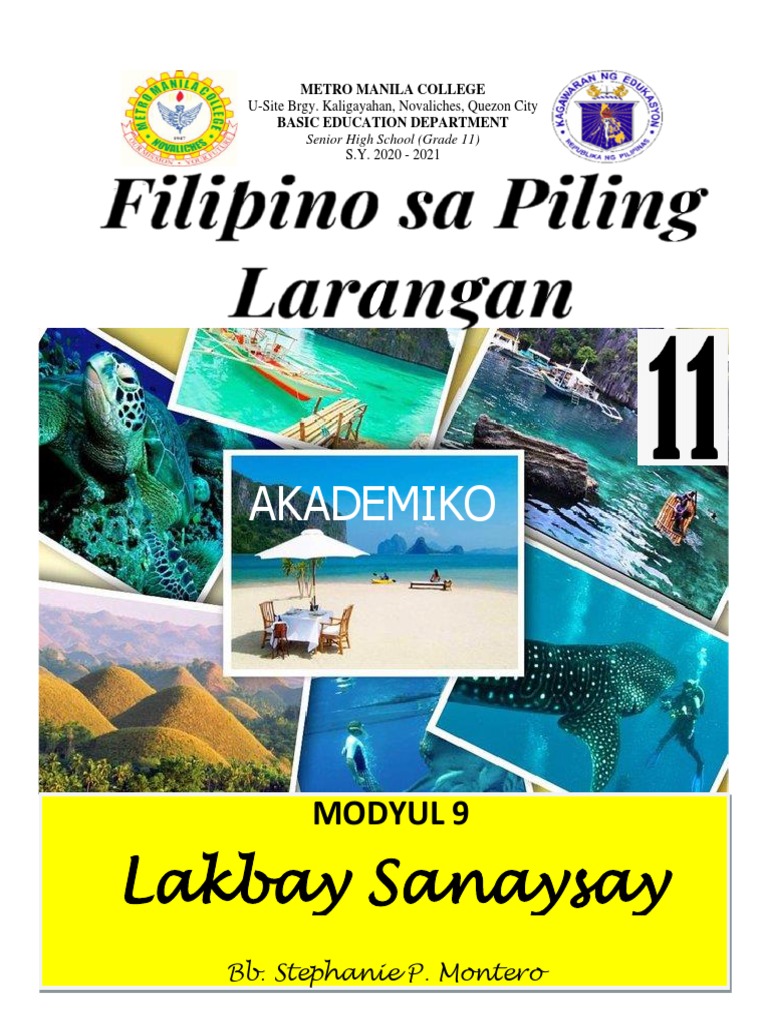 Filipino Module 9 | PDF