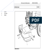 AR88.20-B-2000B.fm Removing and Installing Bumper 31.01.98: 1 Bumper 2 Torx Screw 3 Washer