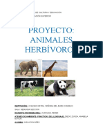 Ambiente. Animales Herbivoros