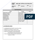 Análise crítica de projeto de ciclones SACI