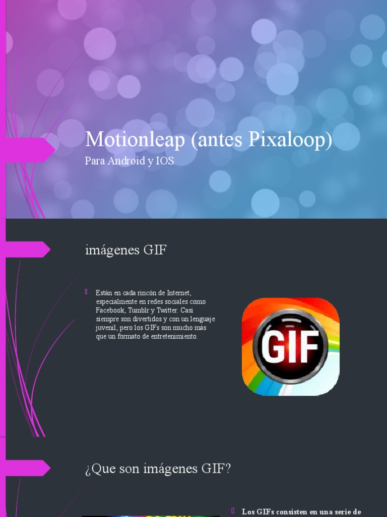Motionleap (Antes Pixaloop) Descargar gratis PDF Animación