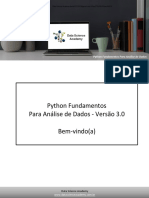 Python Fundamentos para Análise de Dados - Versão 3.0 Bem-Vindo (A)