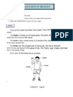 Lesson 1 CHAPTER 2 Science Module Parts of Body