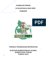 Panduan Porseni Mi. Kab. Tuban 2021