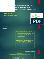 Simulasi Laporan Audit Lamp III PP50 TH 2012