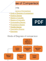 Degree of Comparison