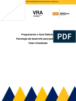 Planificacion Didáctica Psicologia Del Desarrollo Pedagogía I PAC 2022