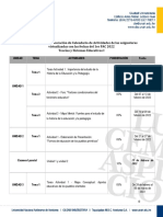 Plantilla - CALENDARIO DE ACTIVIDADES - 1ERPAC2022 - TEORIASYSISTEMASEDUCATIVOSI