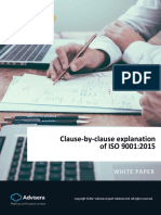 Clause by Clause Explanation of ISO 9001 2015 en