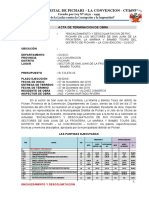 Acta de Terminacion de Obra