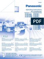 Panasonic Cs-Xe7jkew Instrucciones