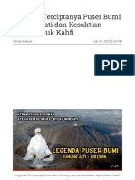 Legenda Terciptanya Puser Bumi Gunung Jati Dan Kesaktian Syekh D