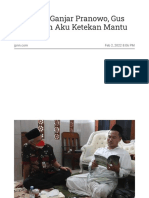 Disowani Ganjar Pranowo, Gus Baha - Wah Aku Ketekan Mantu Kiai