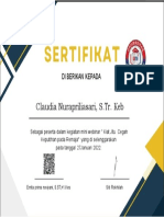 Claudia Nurapriliasari, S.tr. Keb