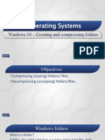 Operating Systems: Windows 10 - Creating and Compressing Folders