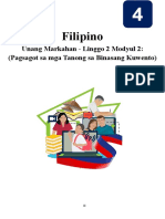 Filipino Module 2 Grade 4