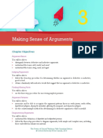 Making Sense of Arguments: Chapter Objectives