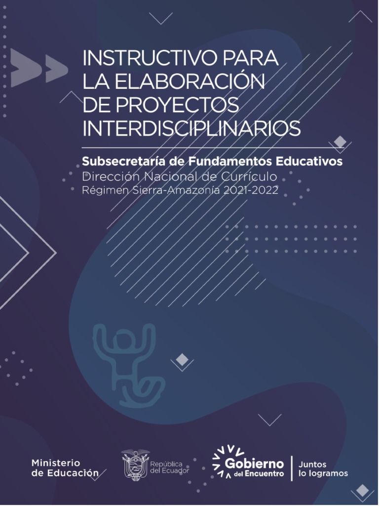Instructivo para Proyectos Interdisciplinarios | PDF | Evaluación ...