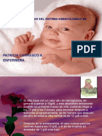 ALTERACIONES DEL SISTEMA HEMATOLOGICO EN PEDIATRIA