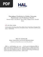 Throughput Prediction in Cellular Networks Final